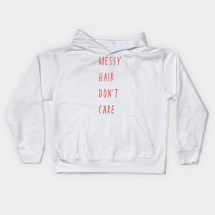 Messy hair Kids Hoodie